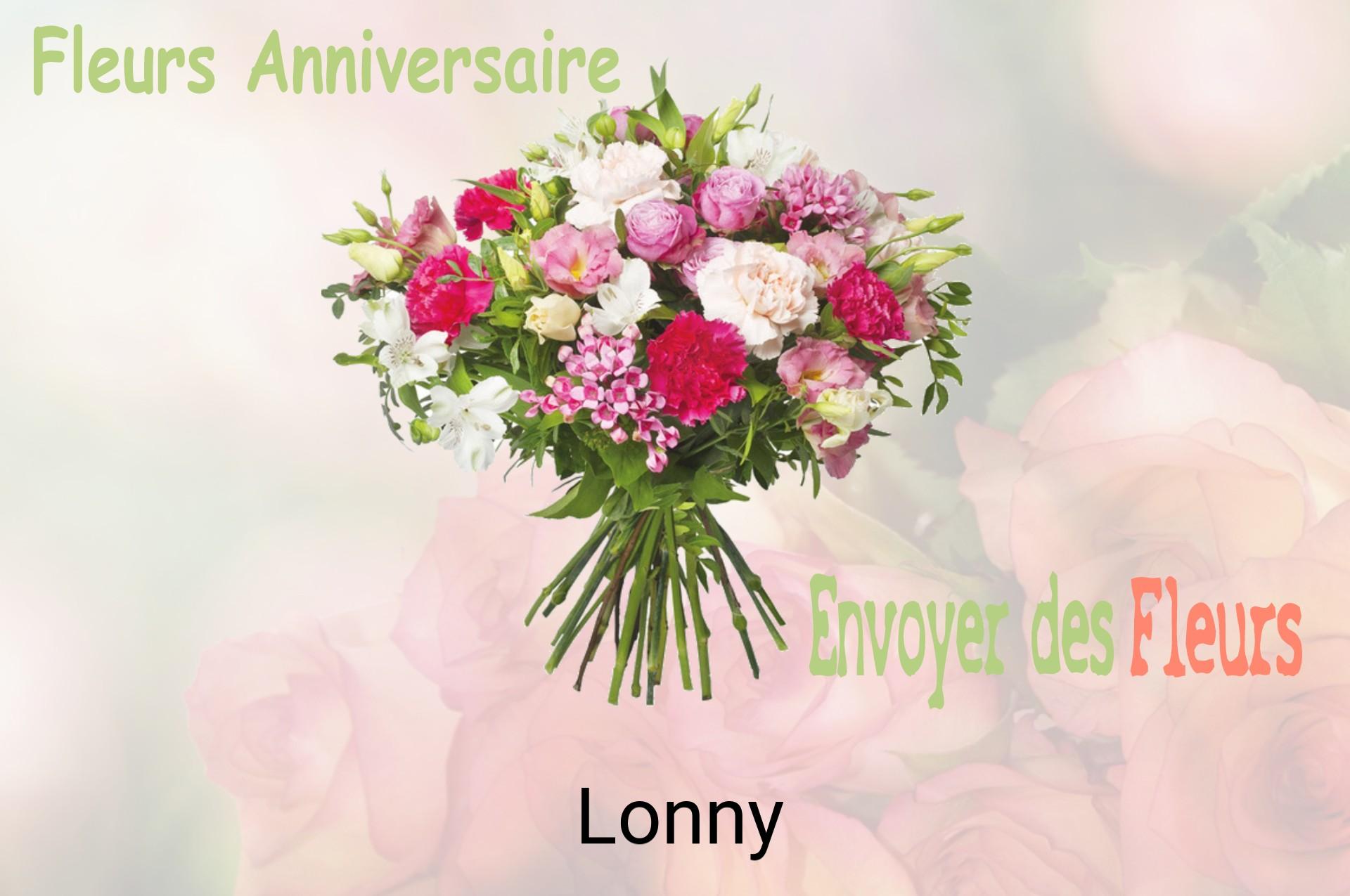 Bouquet de fleurs d’anniversaire livré à Lonny